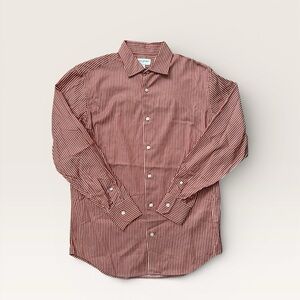Men’s Banana Republic Red Striped Casual Button Down Shirt C232